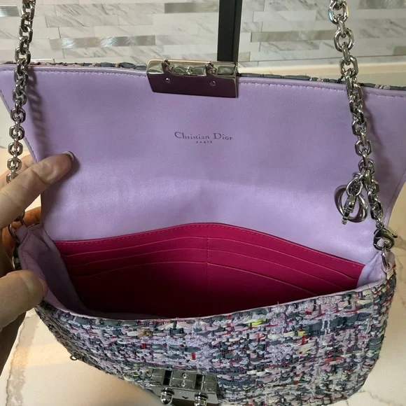 Christian Dior Limited Edition Tweed Miss Dior Clutch - Picture 5 of 16